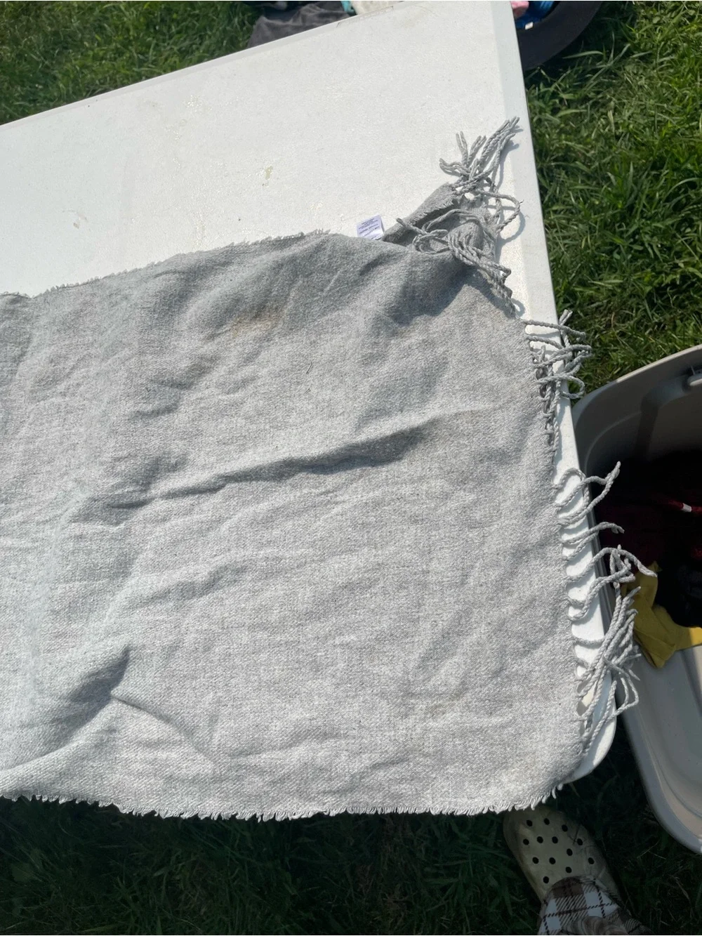 Classic Men's Gray Scarf - Soft Everyday Layer